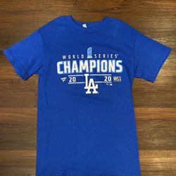 Size Small - Los Angeles Dodgers 2020 World Series Championship T-Shirt