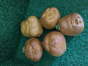 Vintage Todd Masters Creepy Baby Oh Foam Face Heads