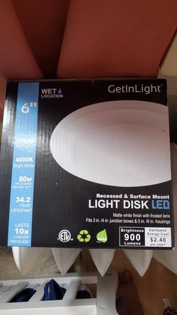 2 LED lights