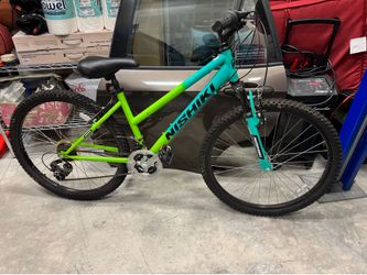 As new mountain bike Nishiki
