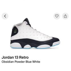 Jordan 13 Powder blue Obsidian (9.5)
