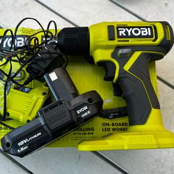RYOBI ONE+ 18V Cordless 3/8 in. Drill/Driver Kit with 1.5 Ah Battery and Charger