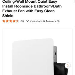 ReVent Bathroom Fan Part Replacement