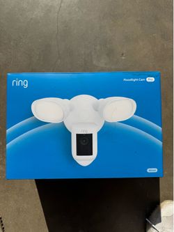 Ring Floodlight Cam Pro Wired (White) - Open Box, Never Used