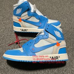 Off-White x Air Jordan 1 Retro High OG 'UNC'