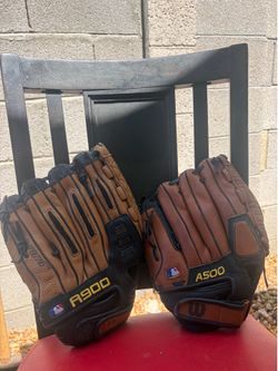 Wilson A900 & A500 Baseball Gloves -Great Condition