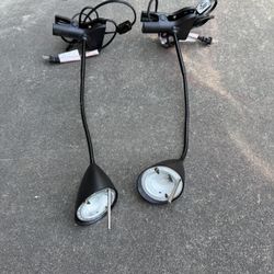 LED Goose Neck Desk Lamp With Clamp 