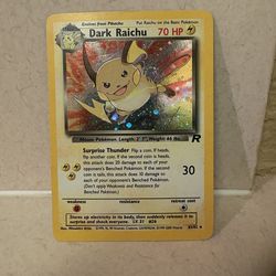 Dark Raichu Holographic 83/82 @ $70