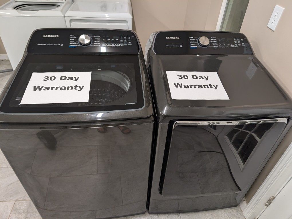 Samsung Washer and Dryer set 5.4 cu ft