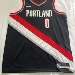 NBA Damian Lillard Portland Trailblazers Nike Jersey