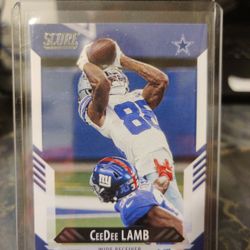 2021 Score Cee Dee LAMb Card Number 57