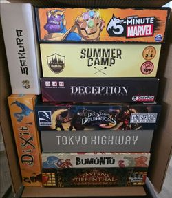 Lot of tabletop board games