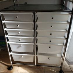 12 Drawer Utility ORGANIZER Cart 