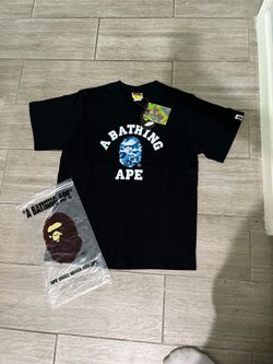 BAPE Blue Camo By Bathing Ape Tee Black Size S