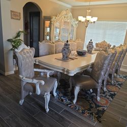 Victorian Dining Room Set 10 Chairs