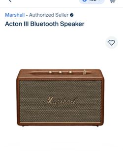 Marshall Bluetooth speaker