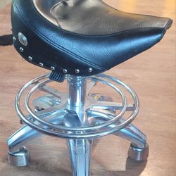 Biker Seat Stool
