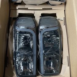 GMC Sierra Yukon LED Drl Headlamps Headlights Faros Focos Luces Micas 1999 To 2006