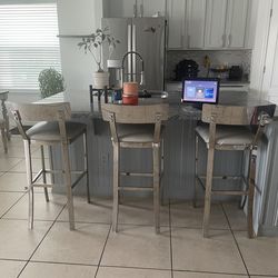 Set 3 chais Bars chairs / bar stool