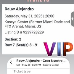 Rau Alejandro! Miami, May 31st
