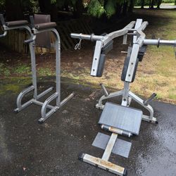 Leg Press  & Parallel, Pushup Equipment 