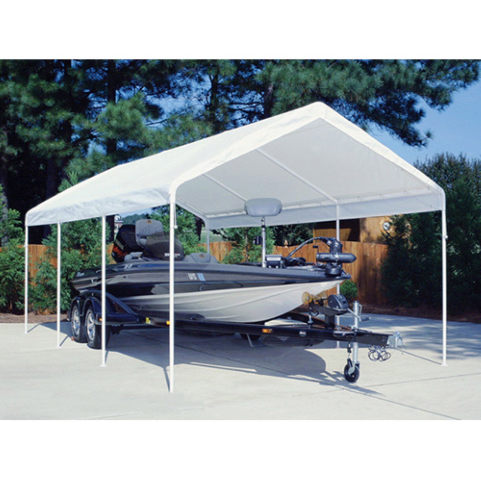 King Canopy 12x20 ft. Drawstring Carport Cover