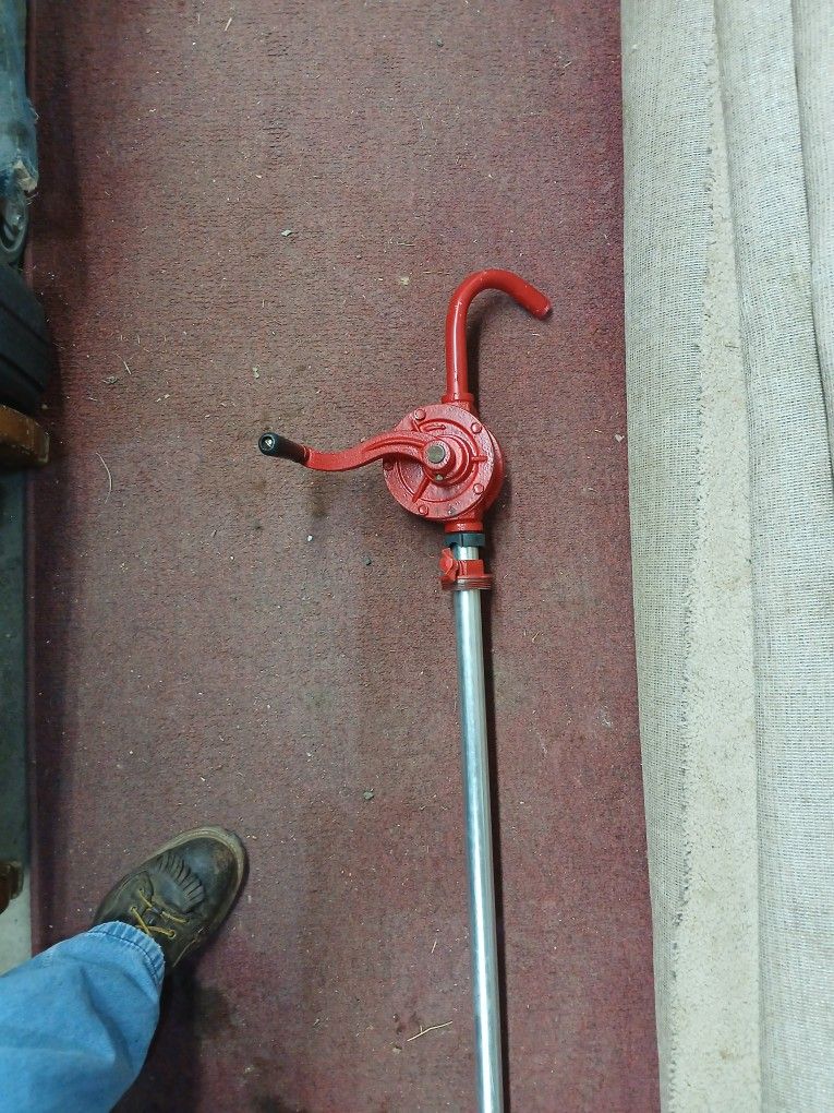 55 Gallon barrel pump.