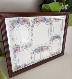 🌿 Adorable vintage floral cottage core frame
