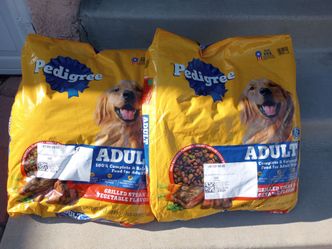 2 Bags Pedigree Dog Food