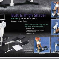 New Yukon Brand Butt & Thigh Gym Equipment