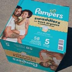 Size 5 Swaddlers Pampers 