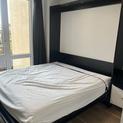 King Size Murphy Bed – Like New