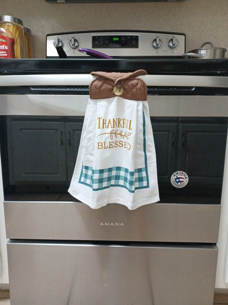 Kitchen Towel, Ovendoor Towel, Hanging Kitchen Towel