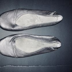 Aerosoles metallic slip-on flats sz 7.5