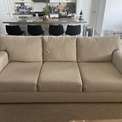 Living Spaces Mercer Couch & Oversized Chair