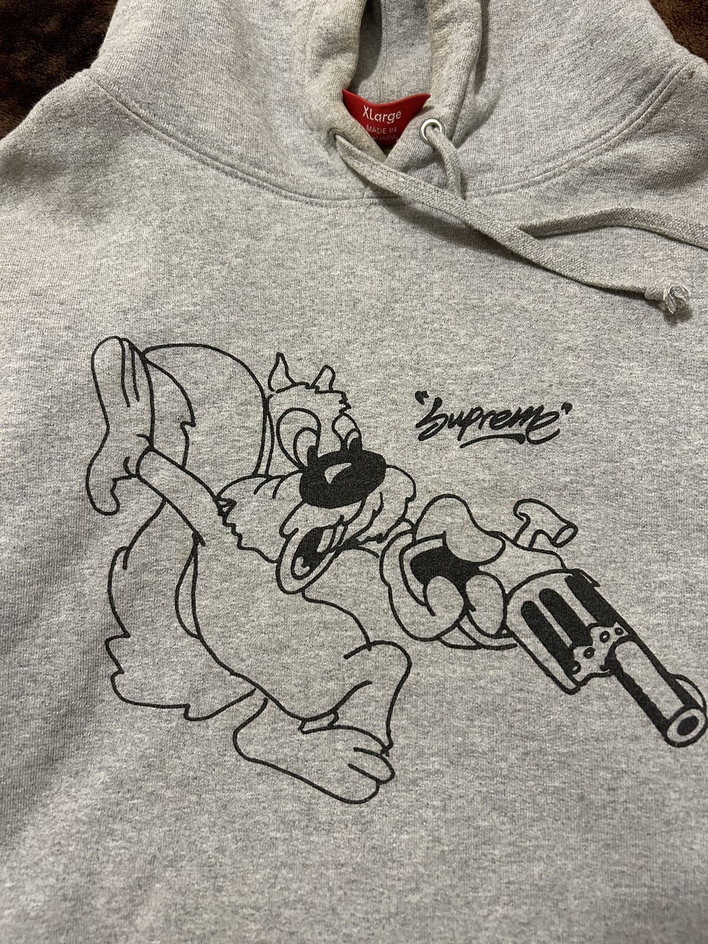 Cropped Supreme Hoodie 