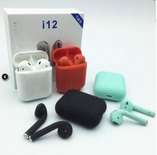 Many Fratures!Wireless Bluetooth Earbuds White, Green, Black Or Red