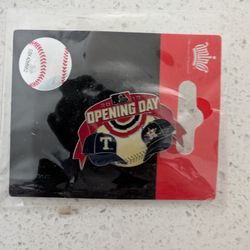 Houston Astros VS Texas Rangers 2018 Game MLB OPENING DAY GAME DAY PIN