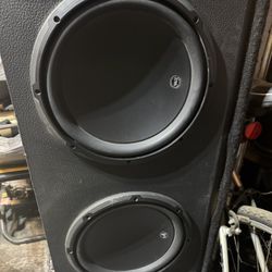 JBL 12” Speakers And Box
