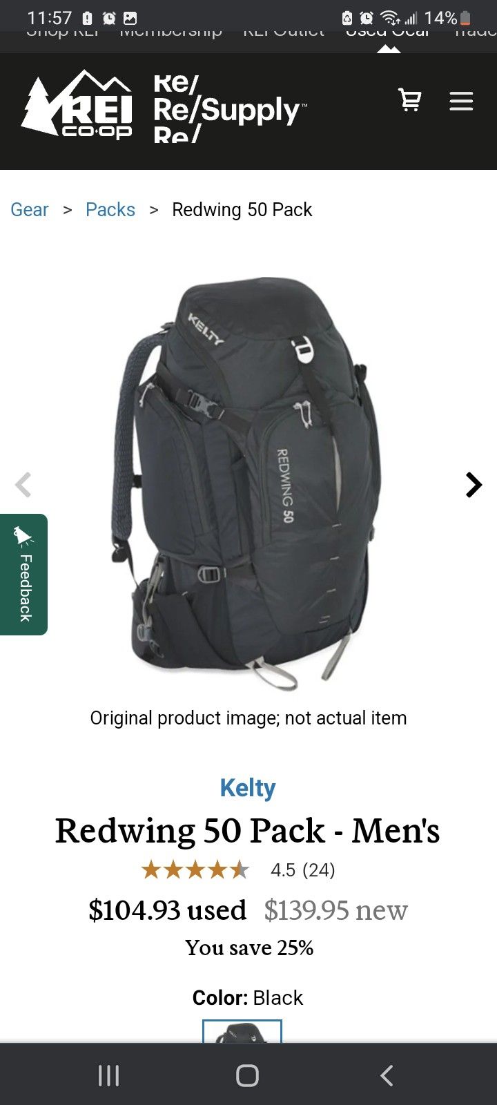 Brand New Redwing 44 Hiking Backpack