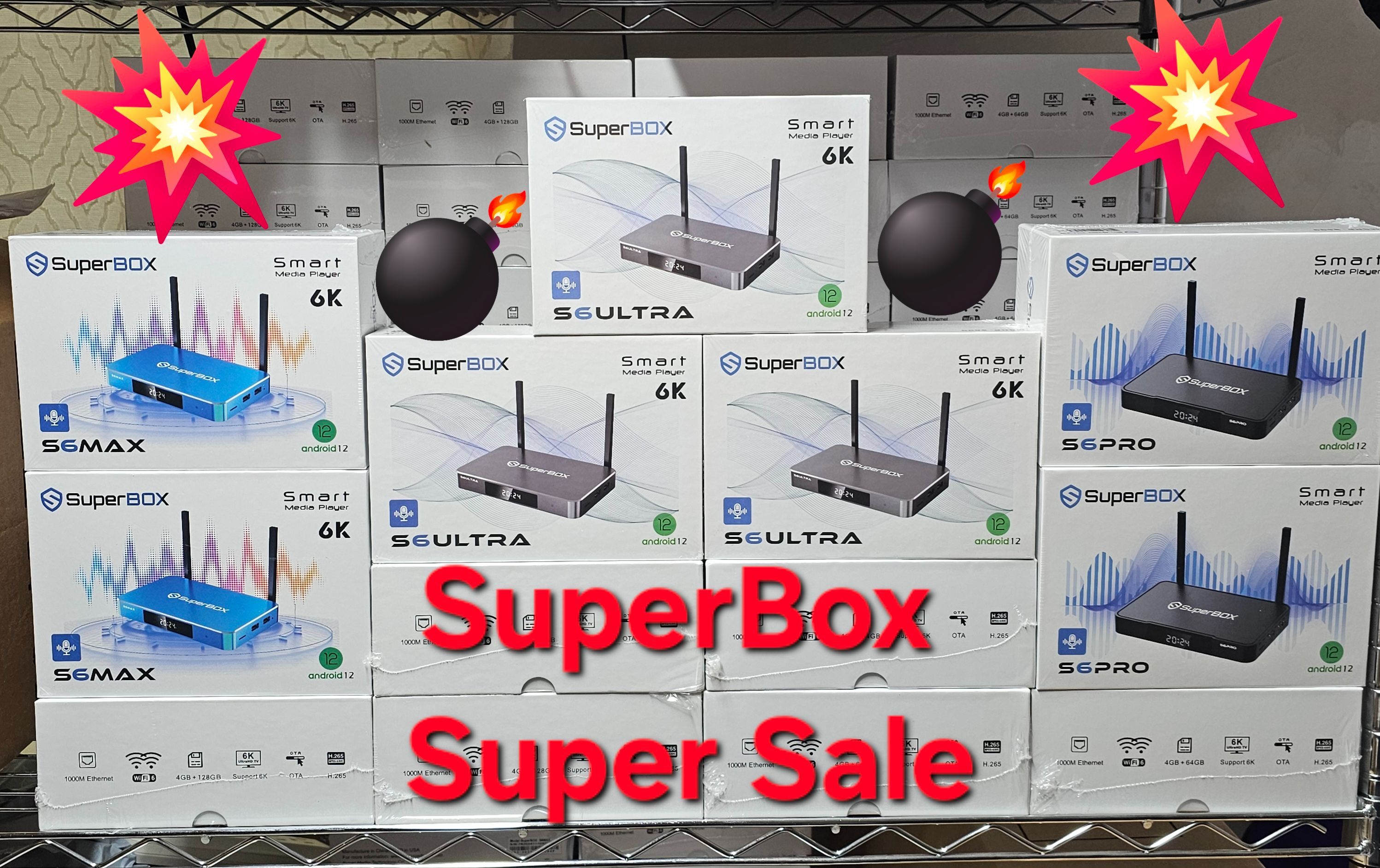 SuperBox S6 Ultra💥Max 💥Pro 💥⚡⚡⚡Ultimate TV Solution 💥💥