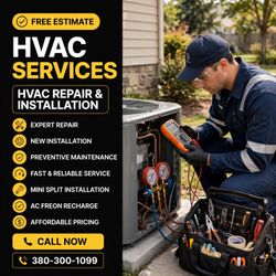Mini-split, Installation Included, Mini Split for Sale with installation Heat and Cool, HVAC System