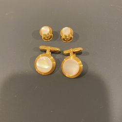 Dior Mother Of Pearl Cufflinks 