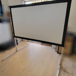 freestanding fast-fold projector screen 