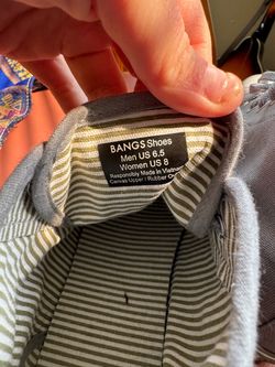 BANGS size 8 grey shoes