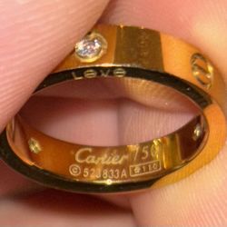 Wedding Love Ring 3 Stone