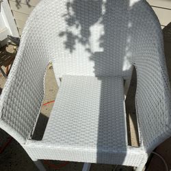 White Out Door Chairs 