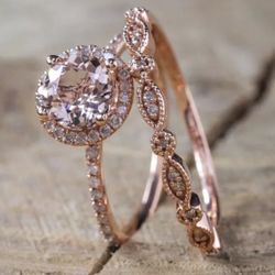 New Silver-Rose gold ring size #6;7;8;9;10