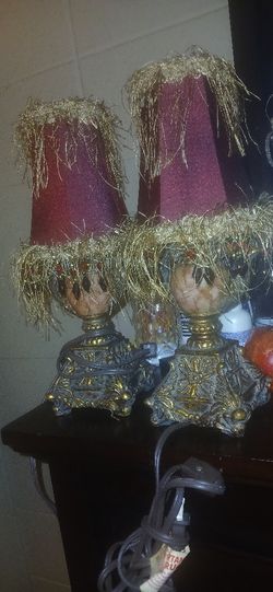 Pair Of Old Lamps