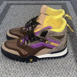 Brown/Purple Louis Vuitton Shoes Size 11 Men